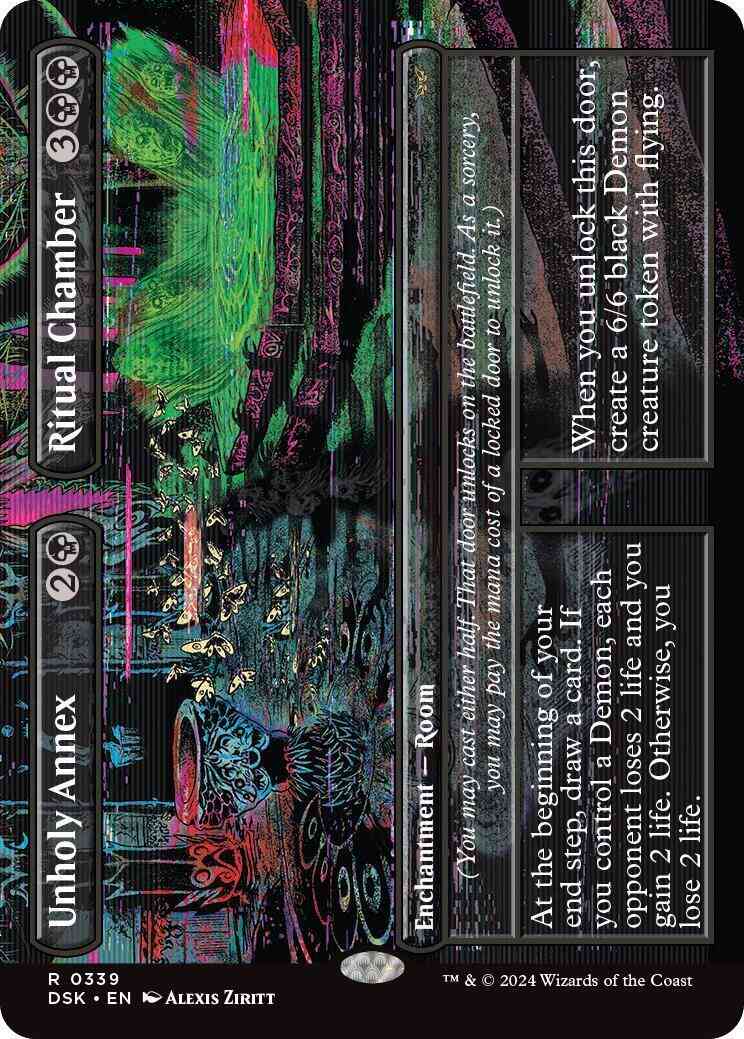 Unholy Annex // Ritual Chamber [339] [Borderless] [Duskmourn: House of Horror] [Non-Foil]