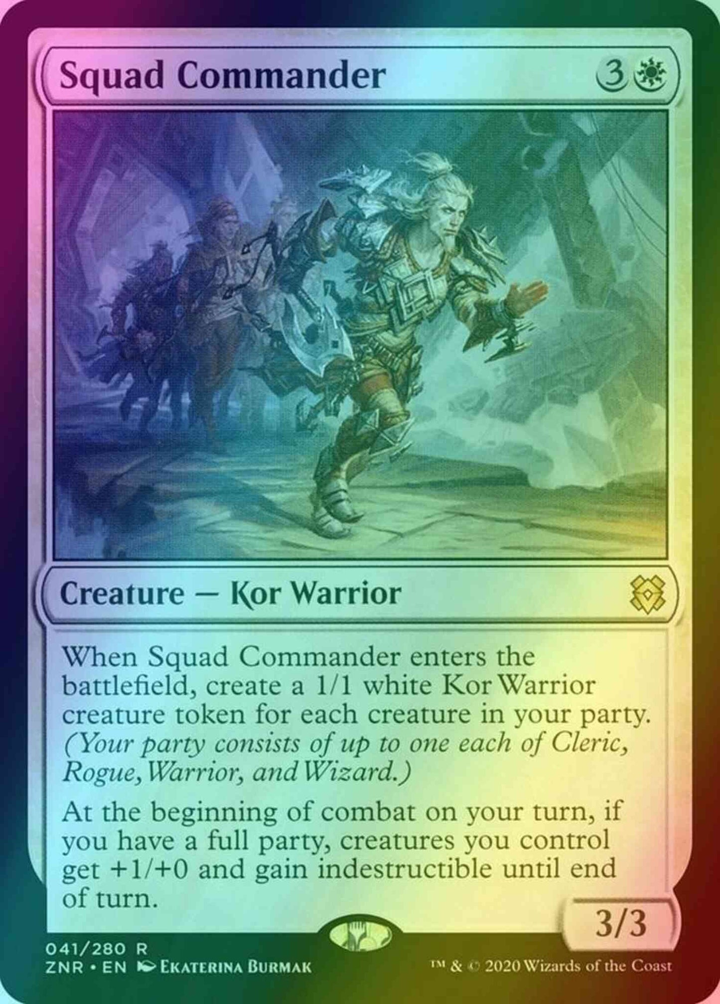 Squad Commander [41] [Zendikar Rising] [Foil]