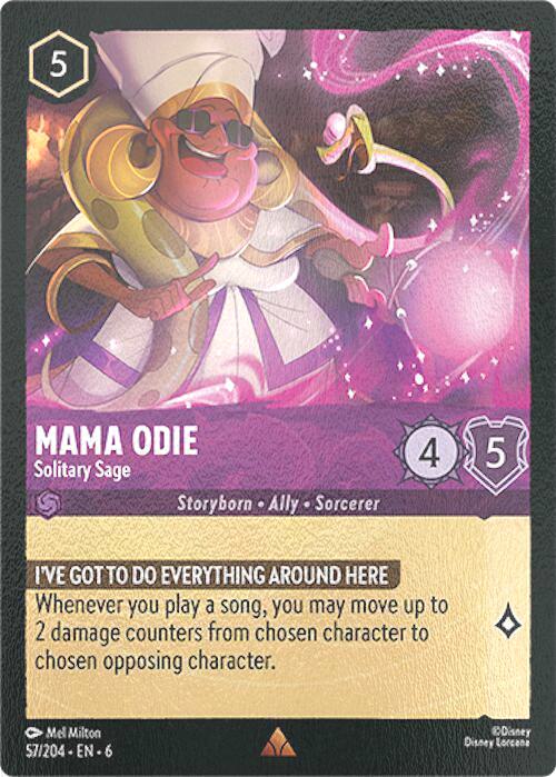 Mama Odie - Solitary Sage - 57/204 [Azurite Sea] [Cold Foil]