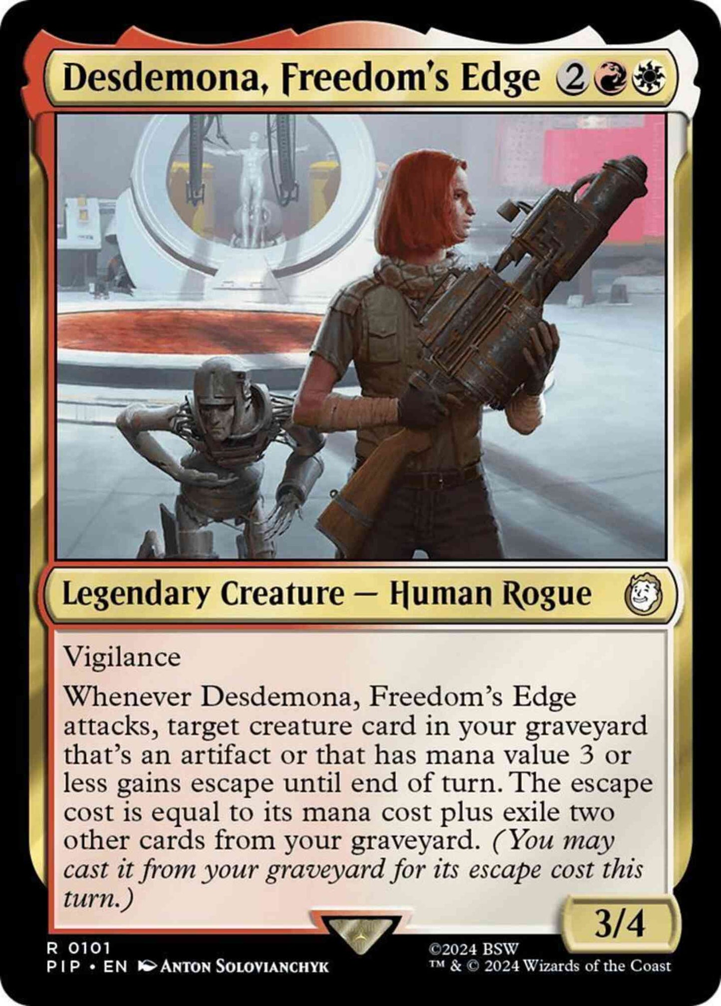 Desdemona, Freedom's Edge [101] [Fallout] [Non-Foil]