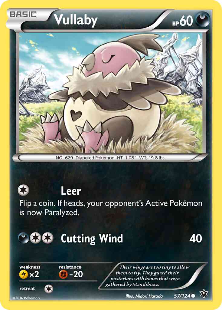Vullaby - 57/124 - Common [xy10-57] [Non-Holo]