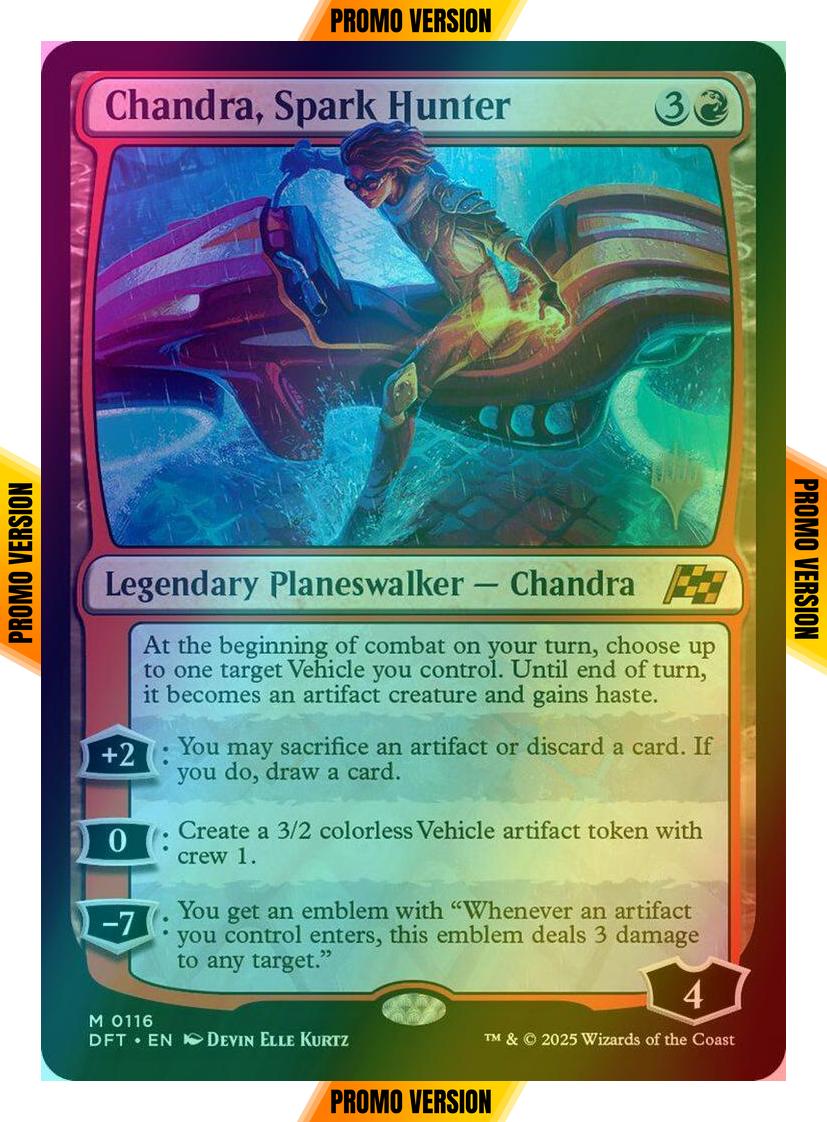 Chandra, Spark Hunter [116p] [Promo Pack] [Aetherdrift: Promos] [Foil]