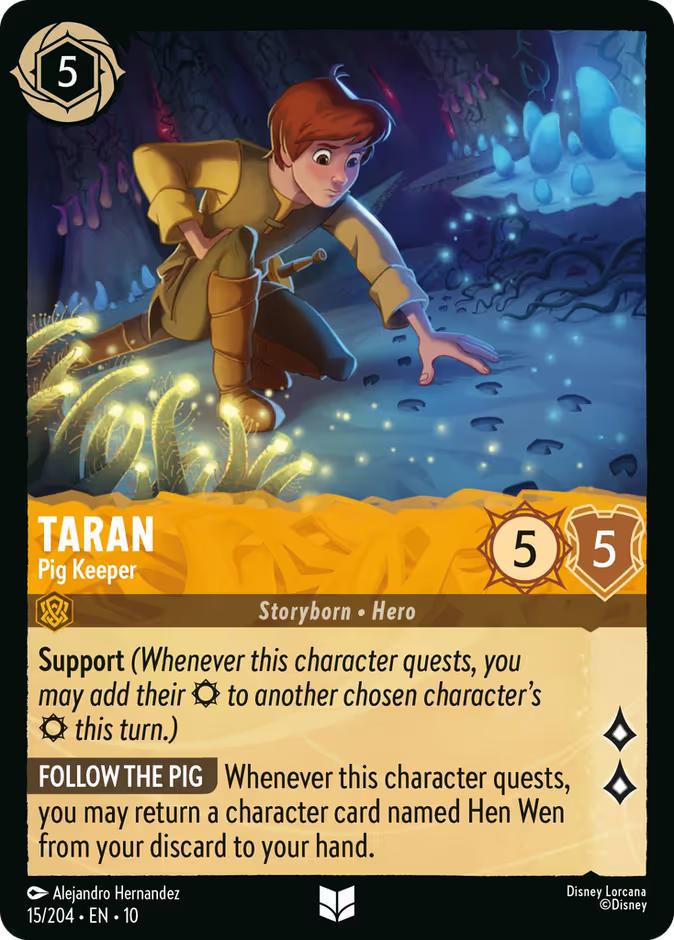 Taran - Pig Keeper - 15/204 [Whispers in the Well] [Non-Foil]