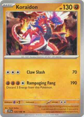 Koraidon - 124/198 - Promo [Lucario ex Battle Deck] [sv01msp-124] [Non-Holo]