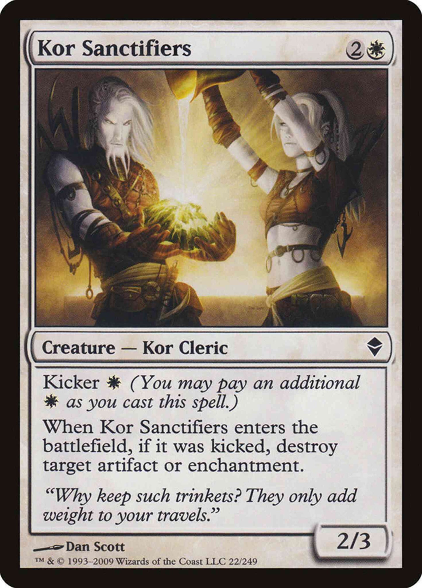 Kor Sanctifiers [22] [Zendikar] [Non-Foil]
