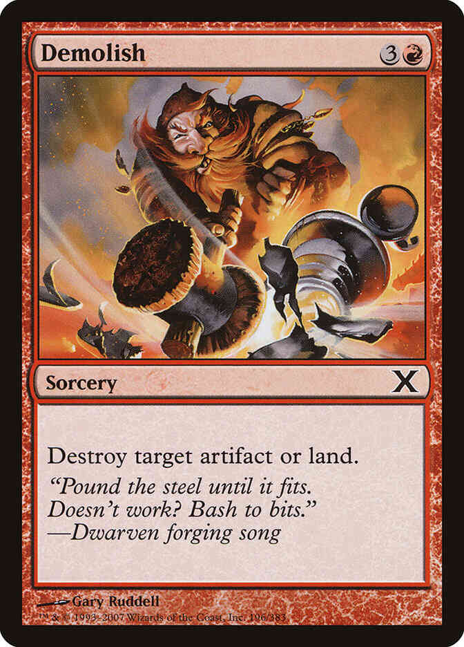 Demolish [196] [Tenth Edition] [Non-Foil]