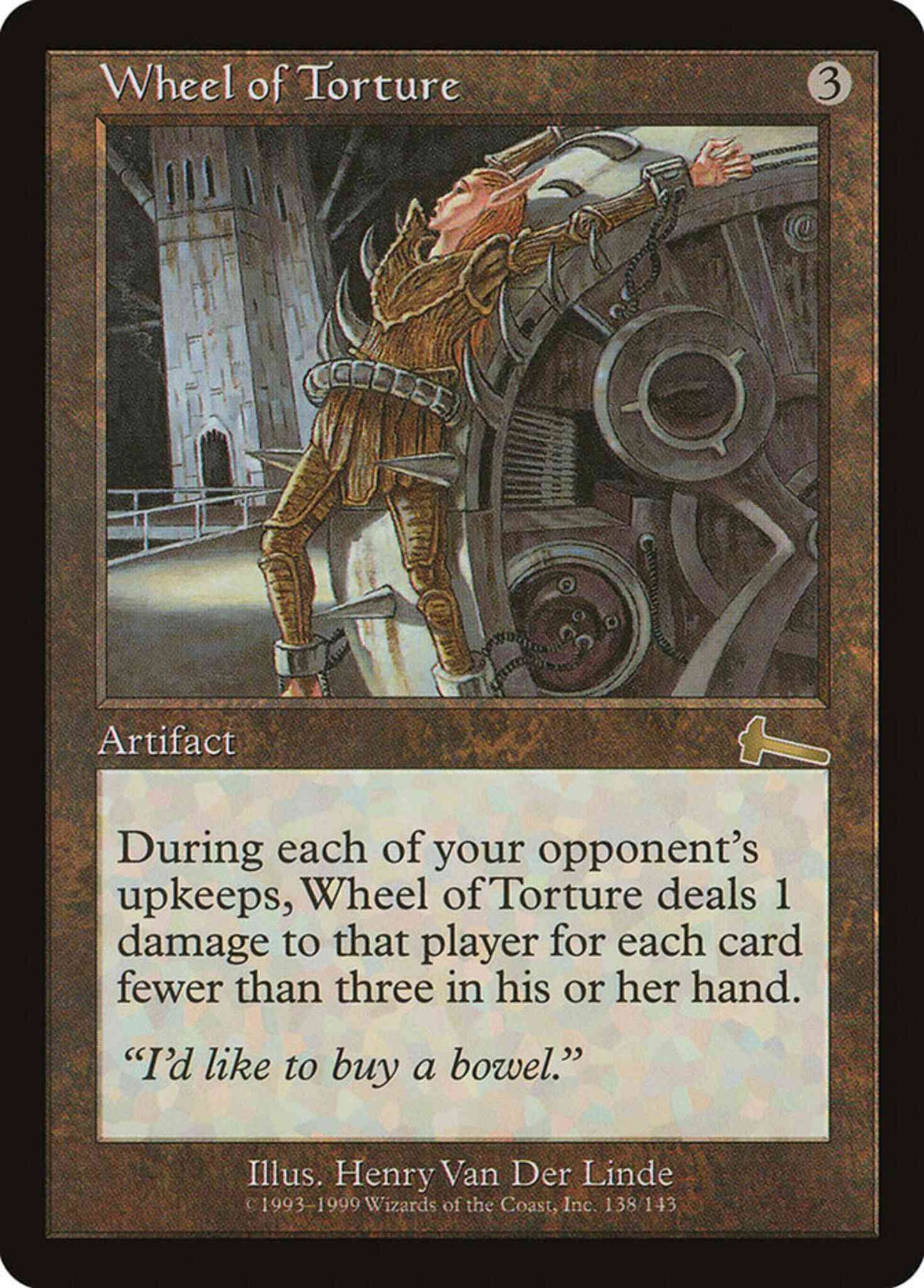 Wheel of Torture [138] [Urza's Legacy] [Non-Foil]