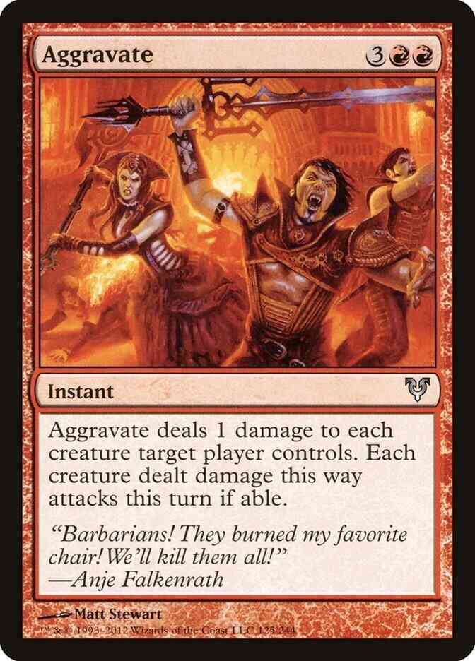 Aggravate [125] [Avacyn Restored] [Non-Foil]
