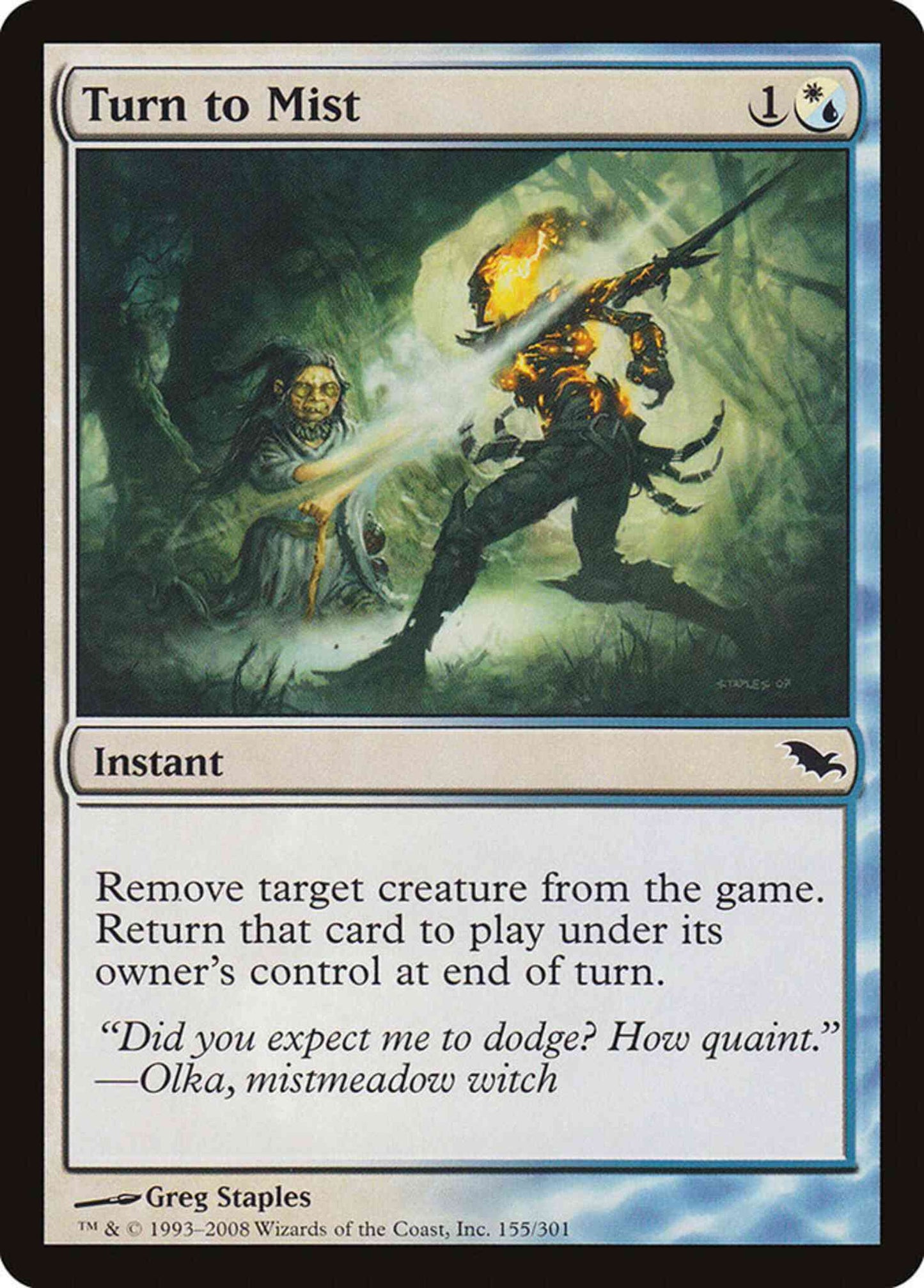 Turn to Mist [155] [Shadowmoor] [Non-Foil]