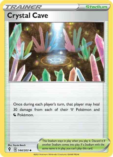 Crystal Cave - 144/203 - Uncommon [swsh7-144] [Non-Holo]