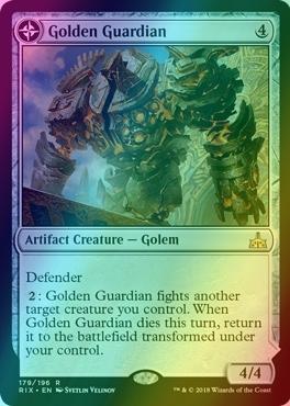 Golden Guardian // Gold-Forge Garrison [179] [Rivals of Ixalan] [Foil]