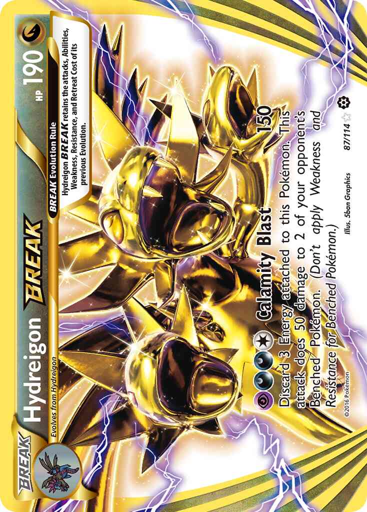 Hydreigon BREAK - 87/114 - Rare BREAK [xy11-87] [BREAK]