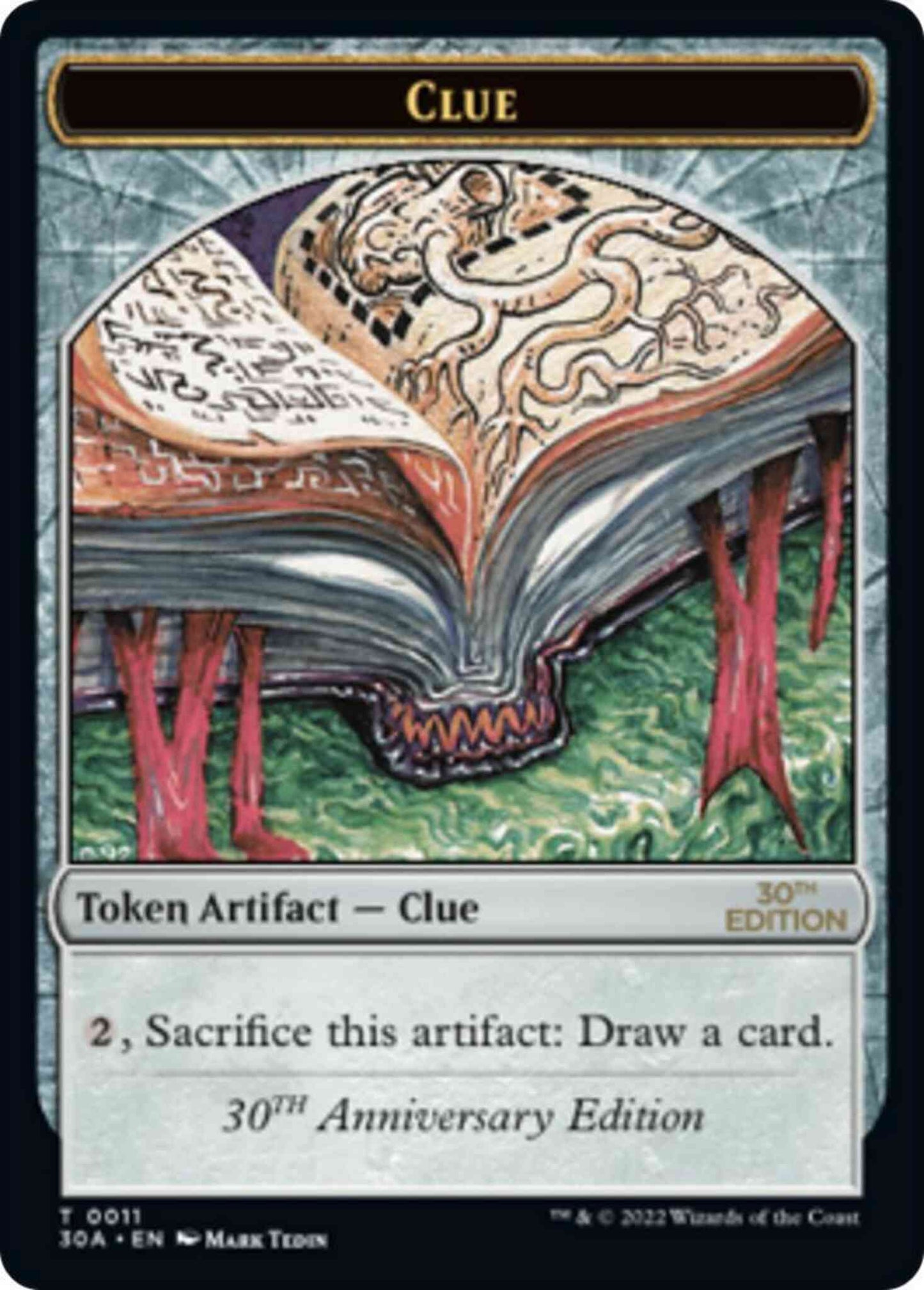 Clue Token [11] [30th Anniversary Edition: Tokens] [Non-Foil]