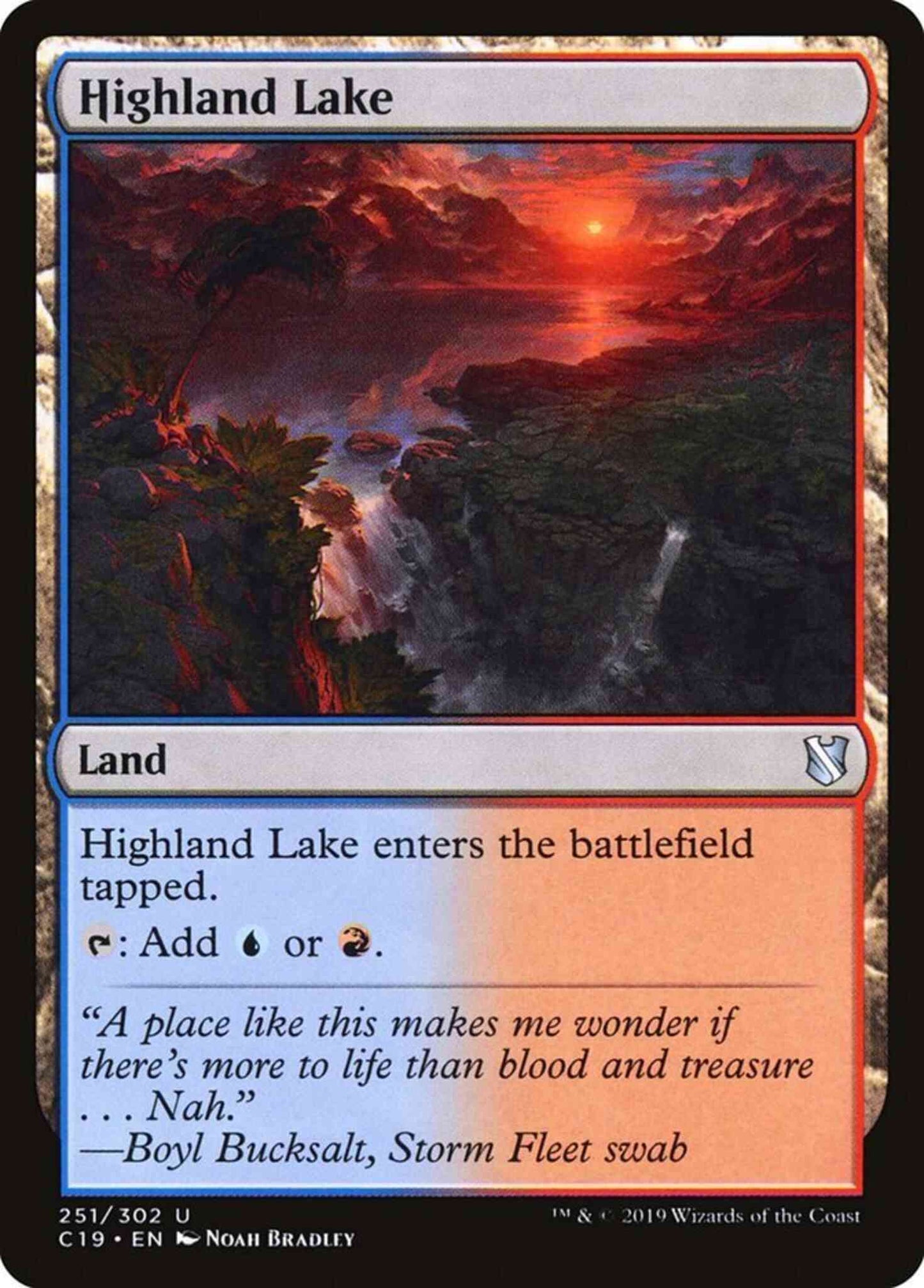 Highland Lake [251] [Commander 2019] [Non-Foil]