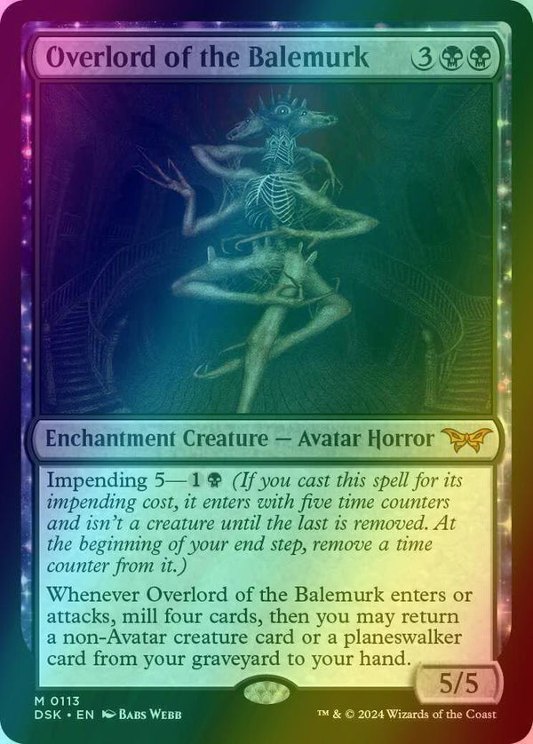 Overlord of the Balemurk [113] [Duskmourn: House of Horror] [Foil]