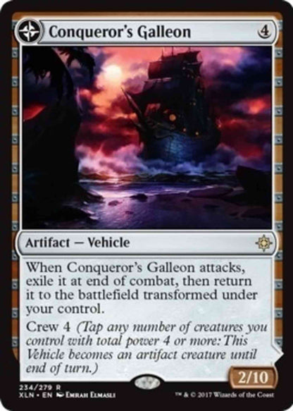 Conqueror's Galleon // Conqueror's Foothold [234] [Ixalan] [Non-Foil]