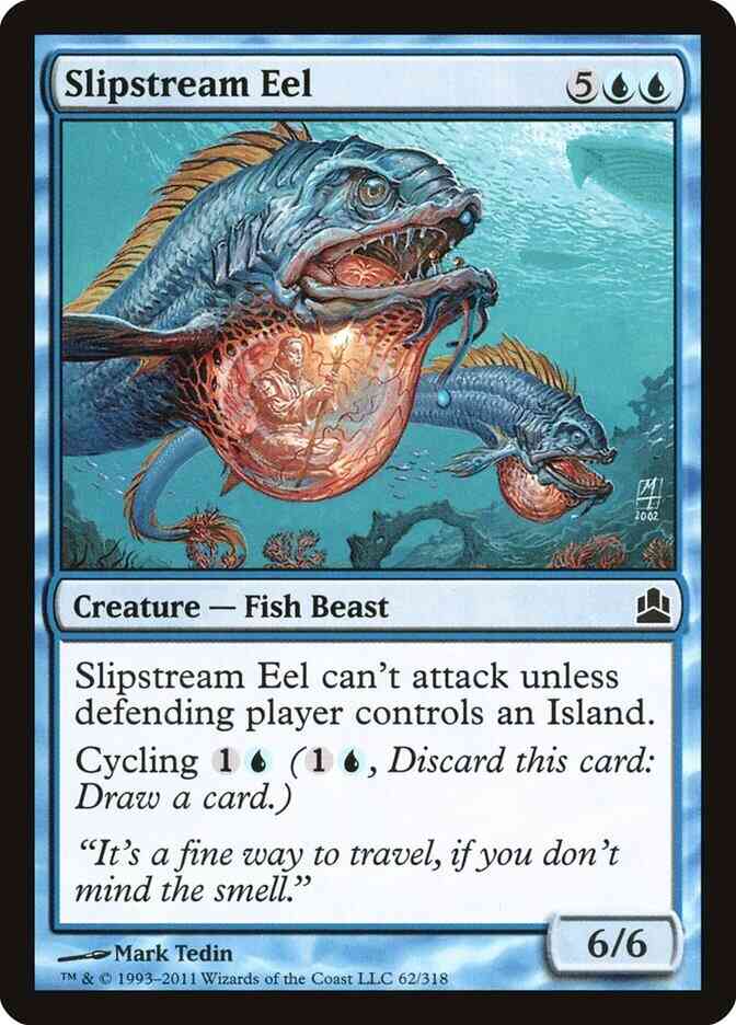 Slipstream Eel [62] [Commander 2011] [Non-Foil]