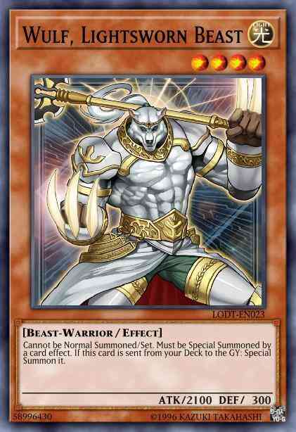 Wulf, Lightsworn Beast - LCGX-EN248 - Ultra Rare - 1st Edition