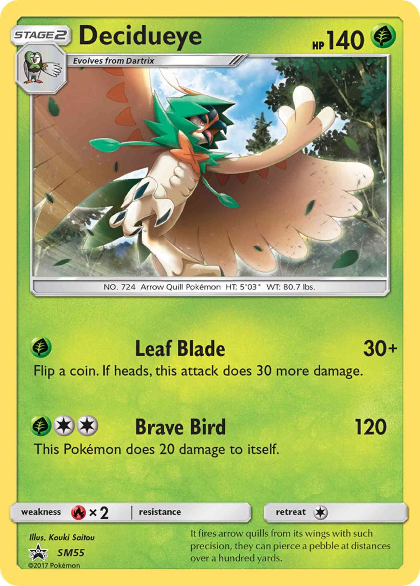 Decidueye - SM55 - Promo [smp-SM55] [Holo]