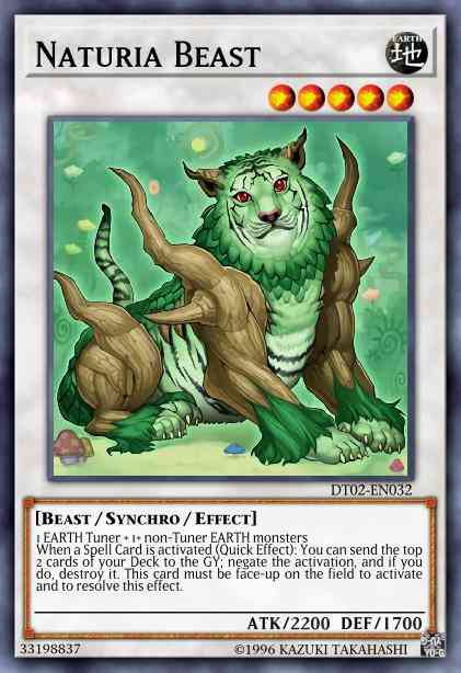 Naturia Beast - DT02-EN032 - Duel Terminal Ultra Parallel Rare - Duel Terminal