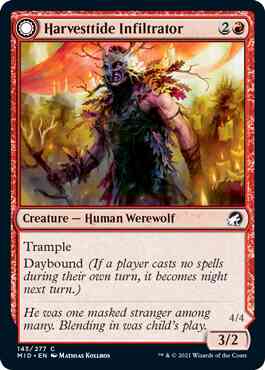 Harvesttide Infiltrator // Harvesttide Assailant [143] [Innistrad: Midnight Hunt] [Non-Foil]