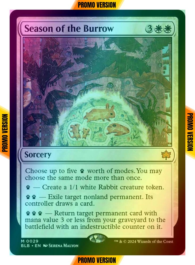 Season of the Burrow [29p] [Promo Pack] [Bloomburrow: Promos] [Foil]