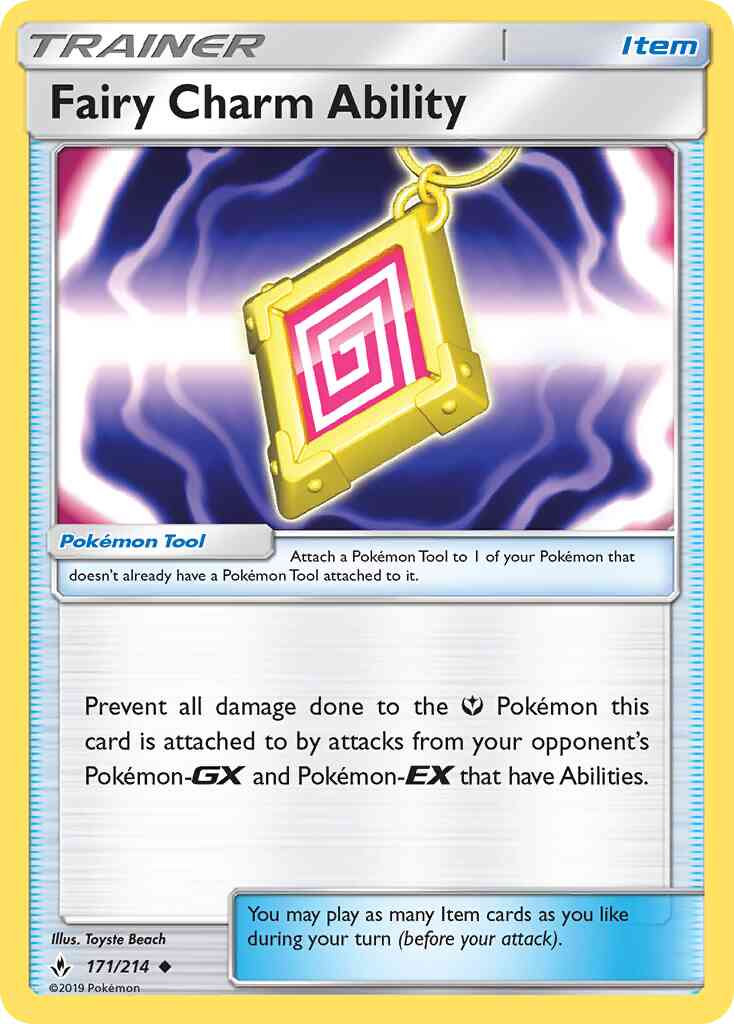 Fairy Charm Ability - 171/214 - Uncommon [sm10-171] [Reverse Holo]