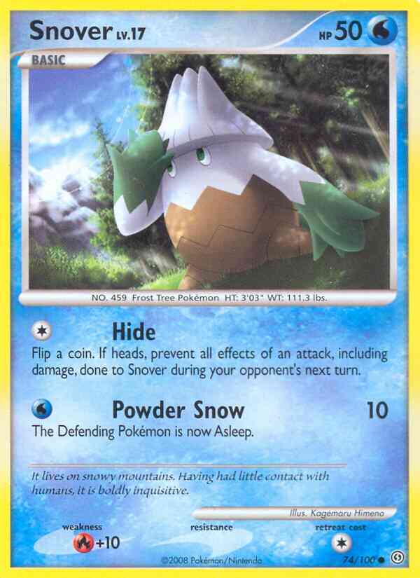 Snover - 74/100 - Common [dp7-74] [Non-Holo]