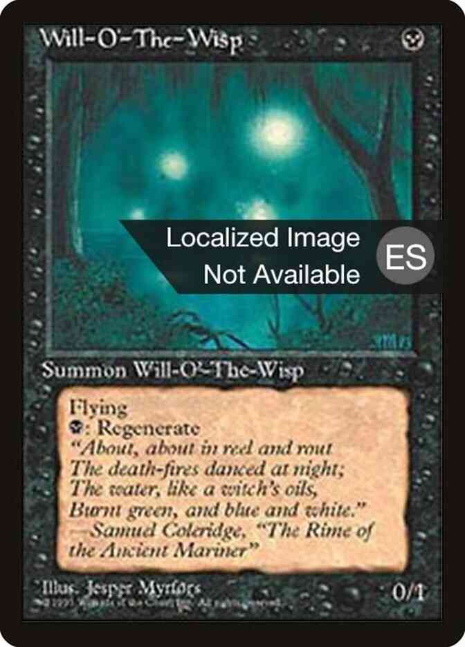 Will-o'-the-Wisp - Chinese [171] [Fourth Edition Black Border: Chinese] [Non-Foil]