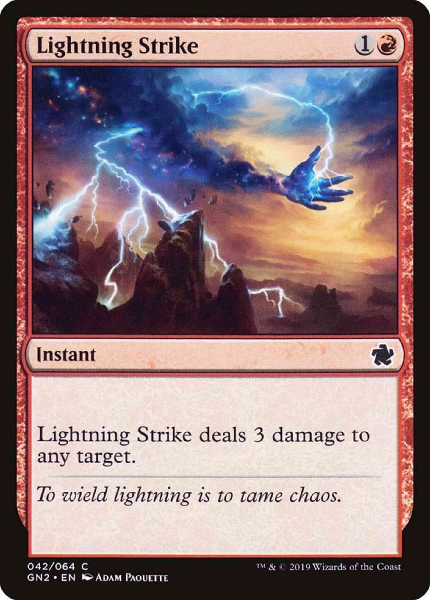Lightning Strike [42] [Game Night 2019] [Non-Foil]