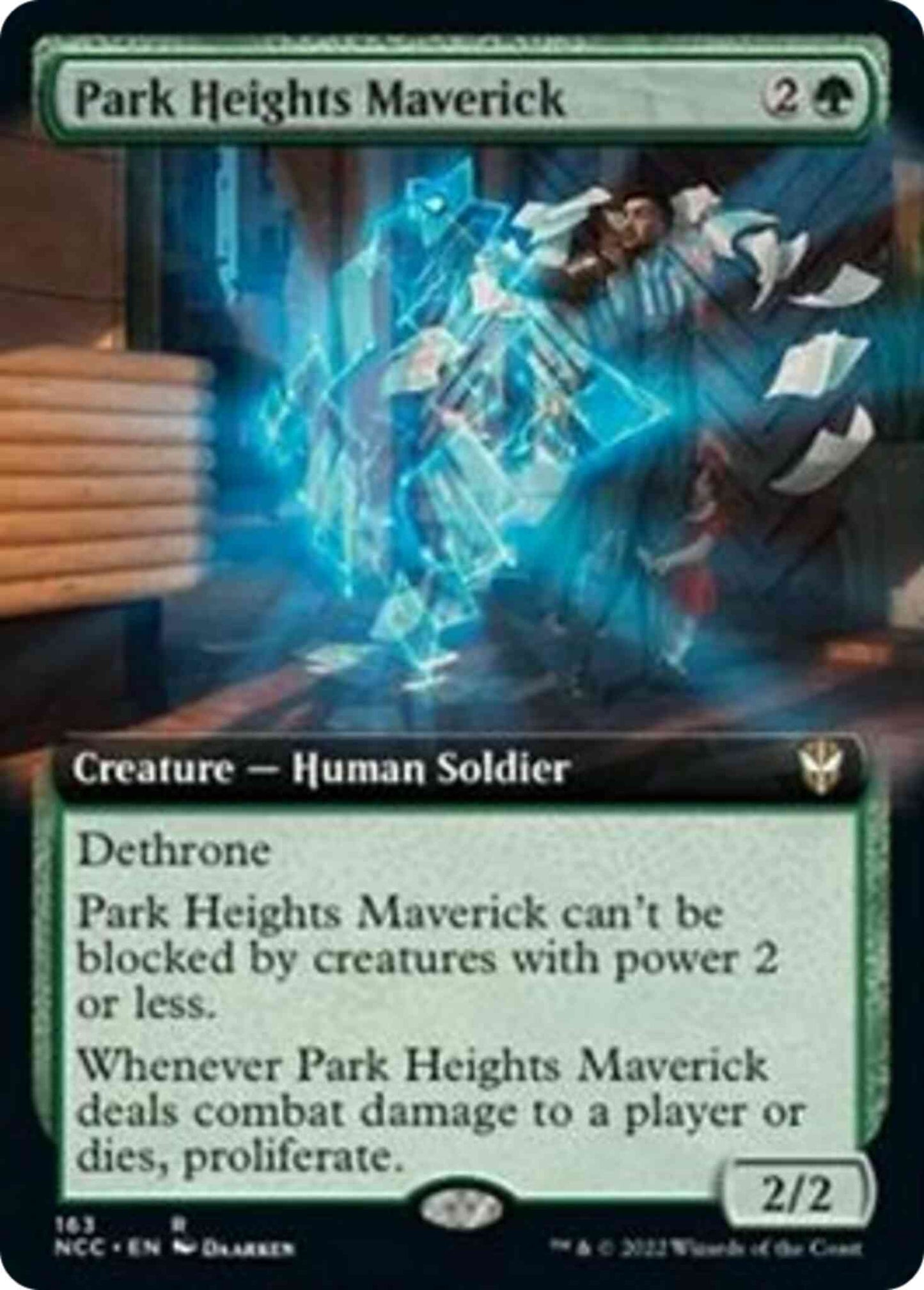 Park Heights Maverick [163] [Extended Art] [Streets of New Capenna: Commander] [Non-Foil]