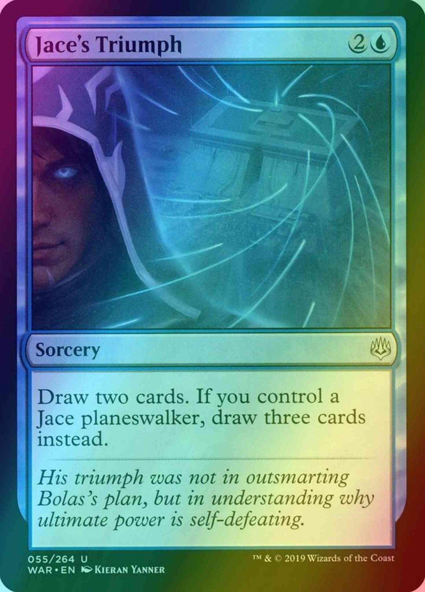 Jace's Triumph [55] [War of the Spark] [Foil]