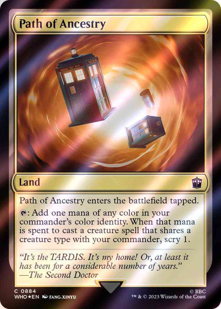 Path of Ancestry [884] [Universes Beyond: Doctor Who] [Surge Foil]