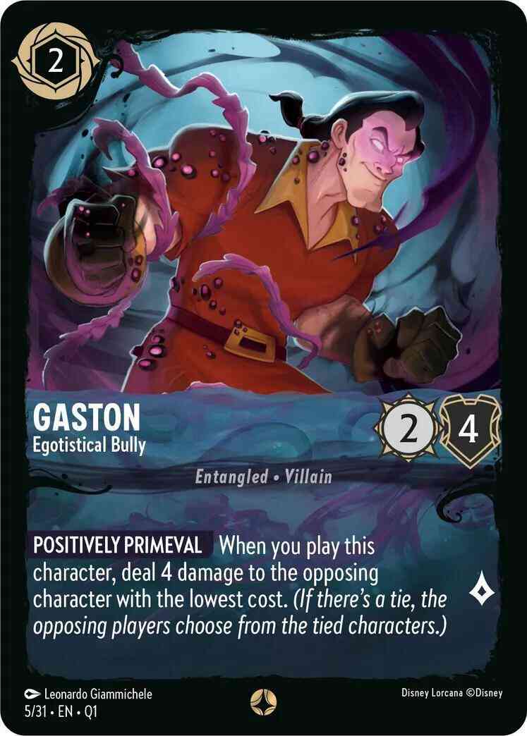 Gaston - Egotistical Bully - 5/31 [Illumineer's Quest: Deep Trouble] [Non-Foil]