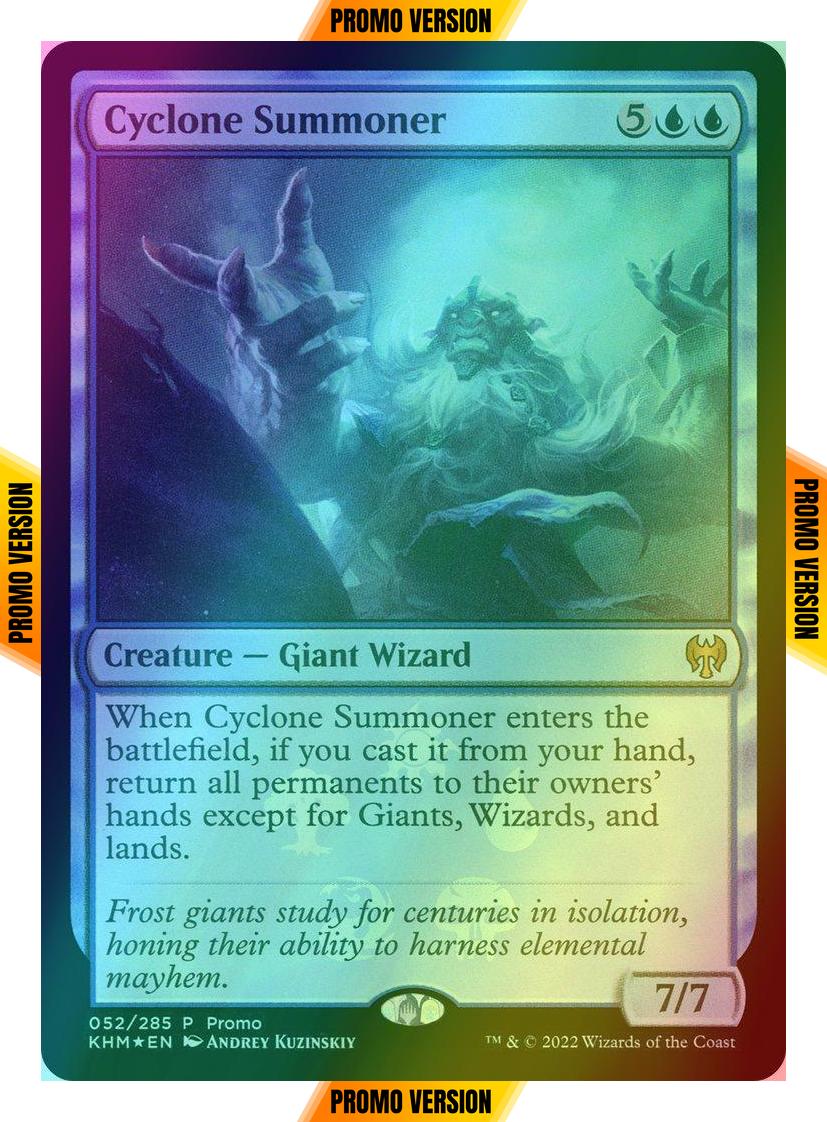 Cyclone Summoner [52] [Resale Promos] [Foil]