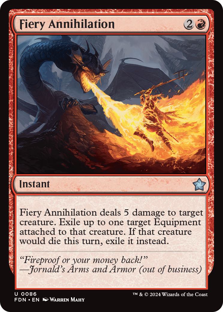 Fiery Annihilation [86] [Foundations] [Non-Foil]