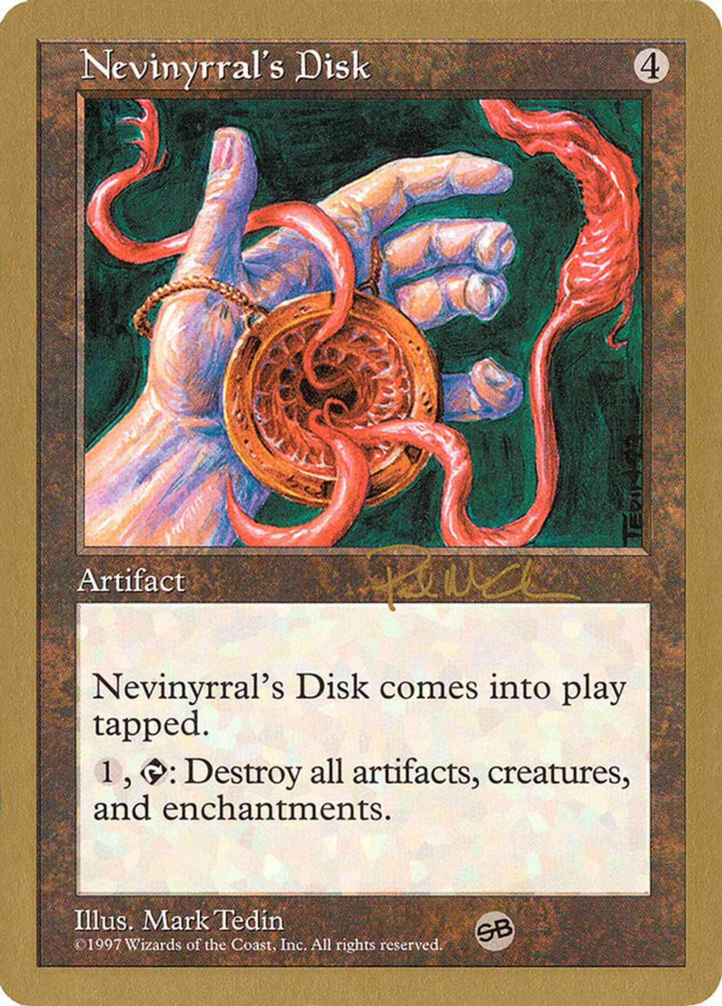 Nevinyrral's Disk [pm391sb] [World Championship Decks 1997] [Non-Foil]