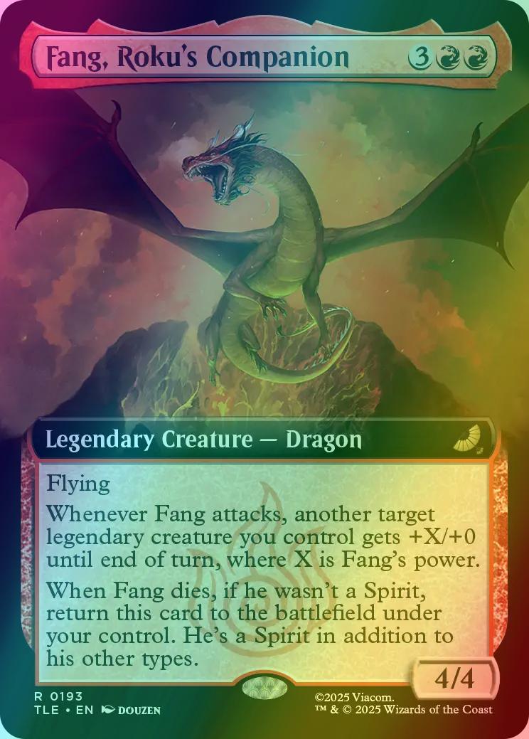 Fang, Roku's Companion [193] [Extended Art] [Avatar: The Last Airbender Eternal] [Foil]