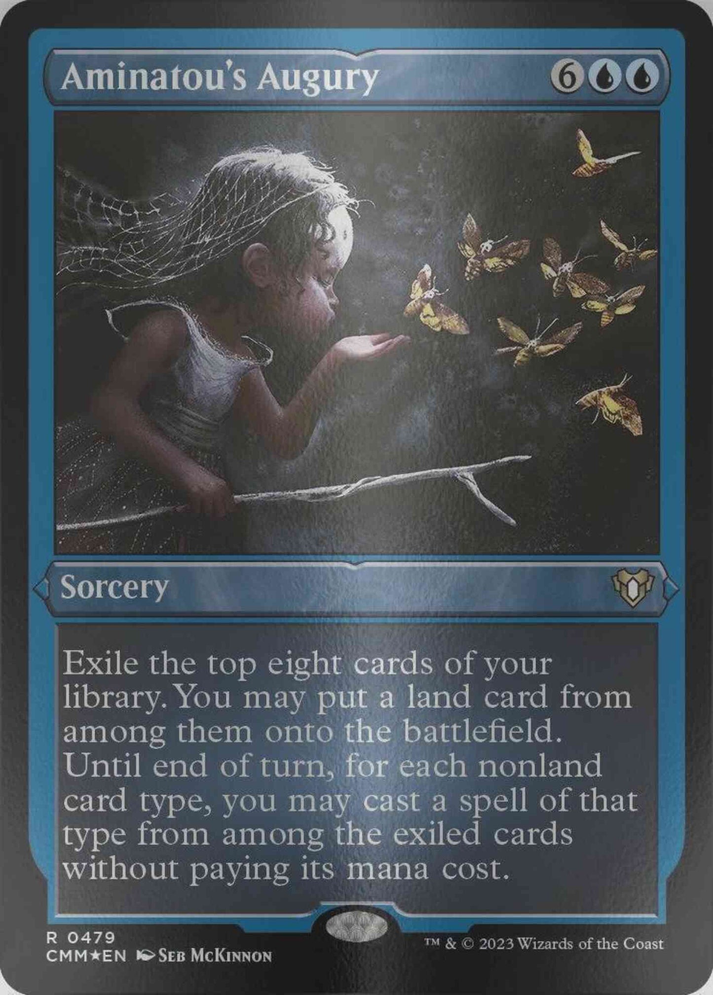 Aminatou's Augury [479] [Commander Masters] [Etched Foil]