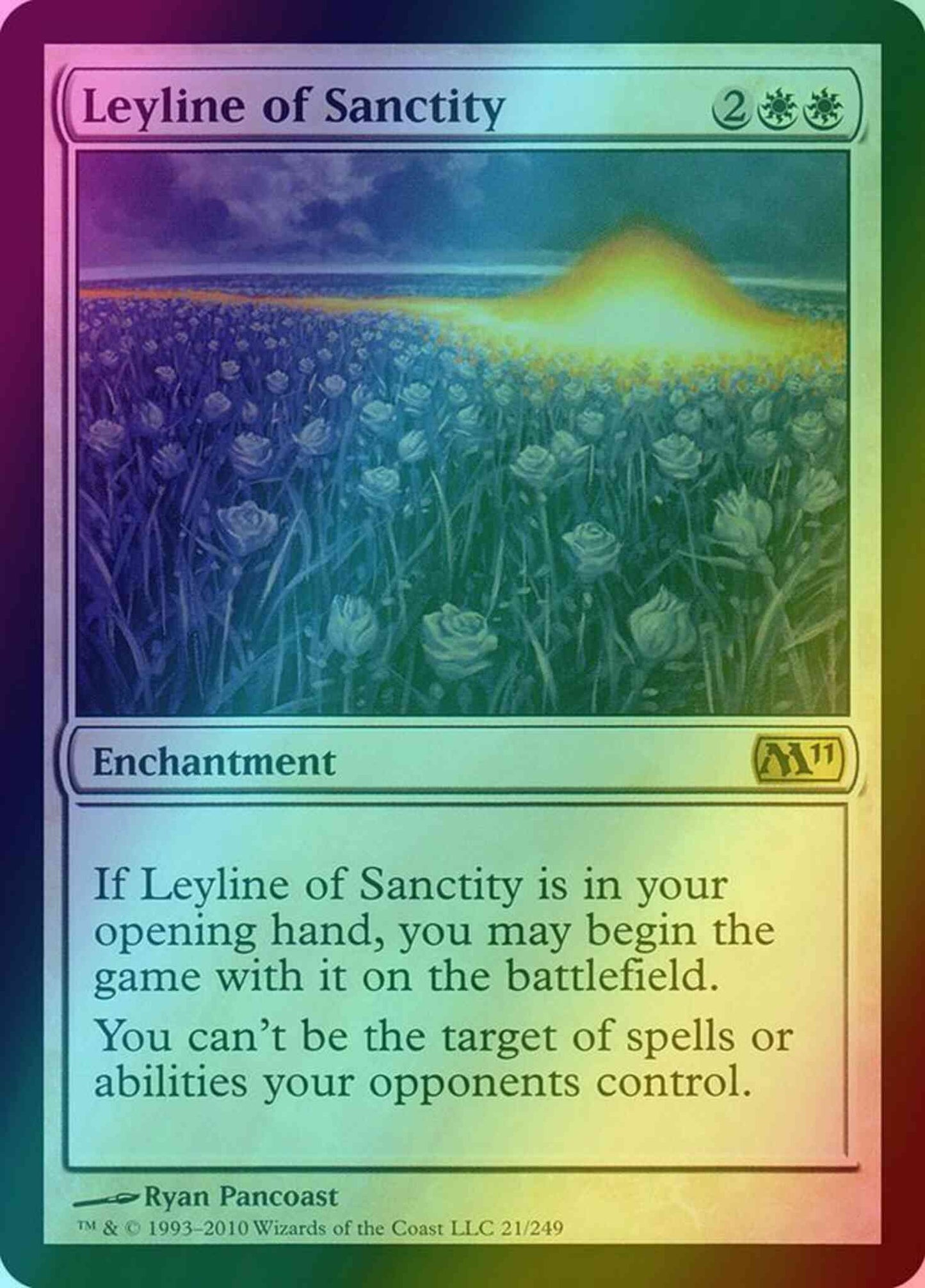 Leyline of Sanctity [21] [Magic 2011] [Foil]
