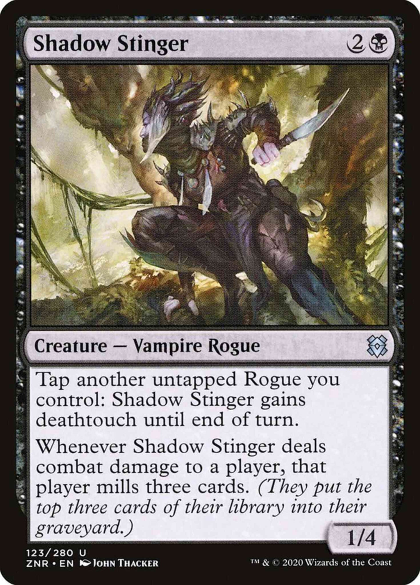 Shadow Stinger [123] [Zendikar Rising] [Non-Foil]
