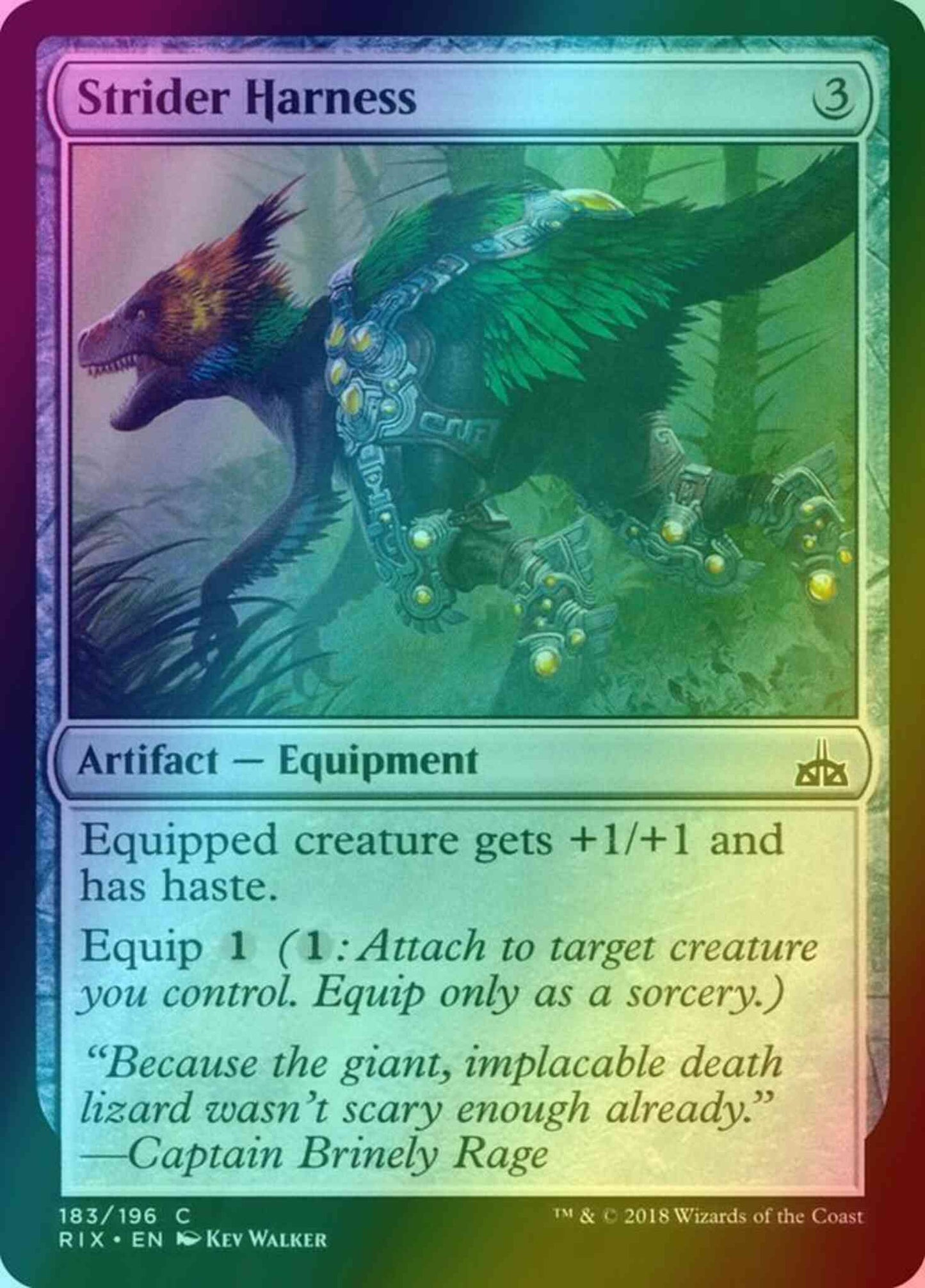 Strider Harness [183] [Rivals of Ixalan] [Foil]