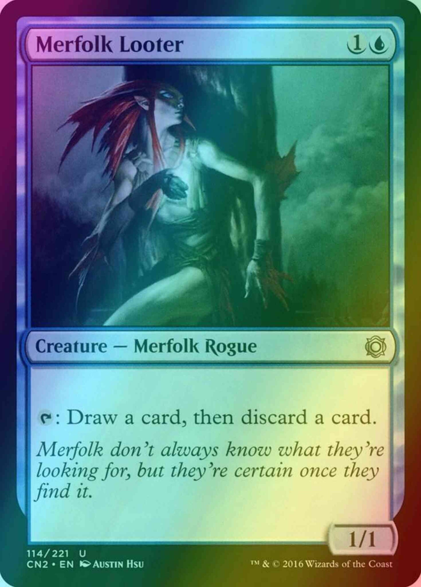 Merfolk Looter [114] [Conspiracy Take The Crown] [Foil]