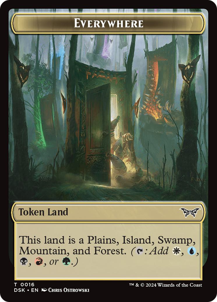 Everywhere Token (16) // Manifest Token (18) [Duskmourn: House of Horror: Tokens] [Non-Foil]