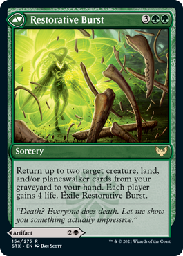 Pestilent Cauldron // Restorative Burst [154] [Strixhaven: School of Mages] [Non-Foil]