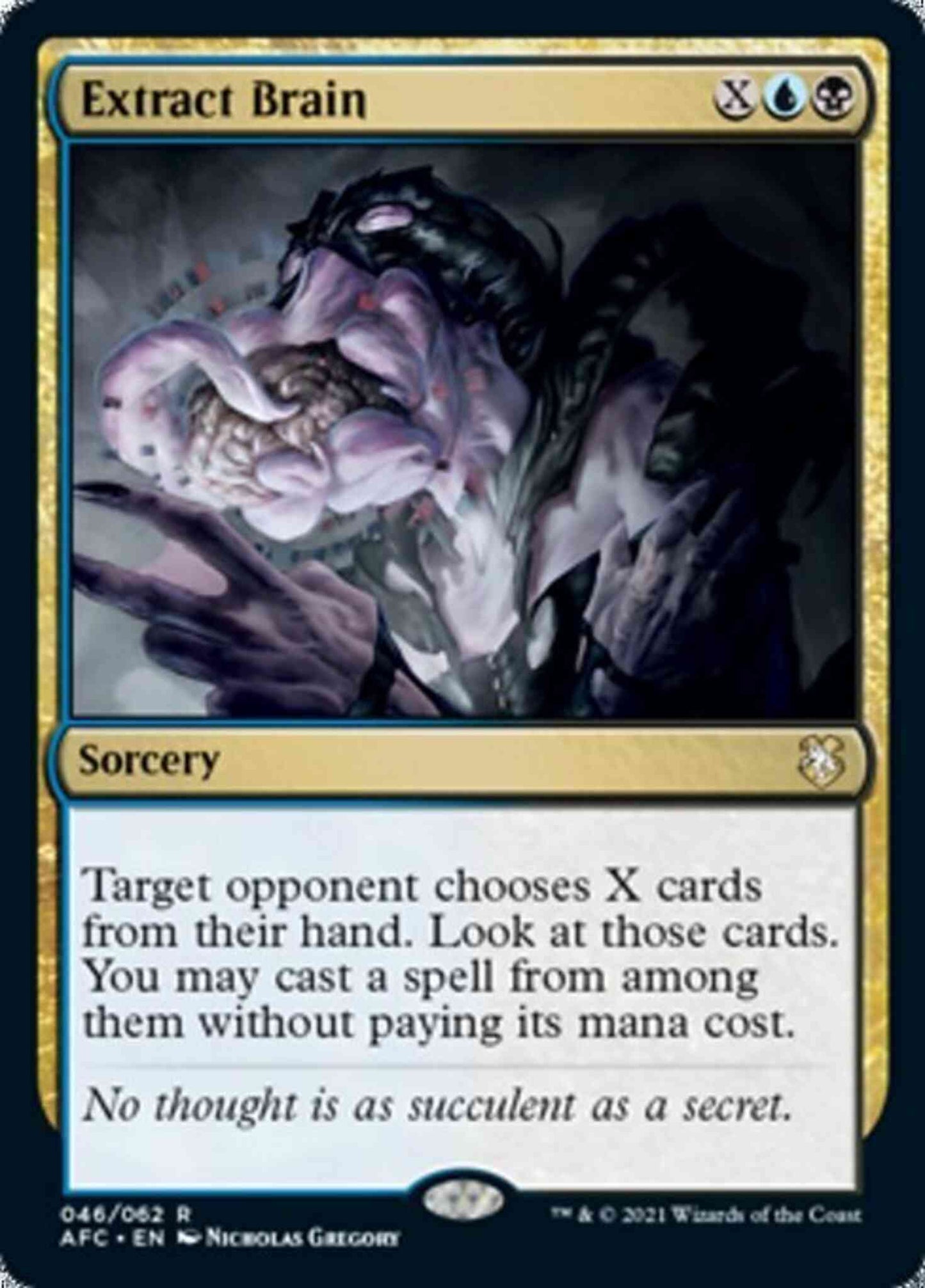 Extract Brain [46] [Adventures in the Forgotten Realms Commander] [Non-Foil]
