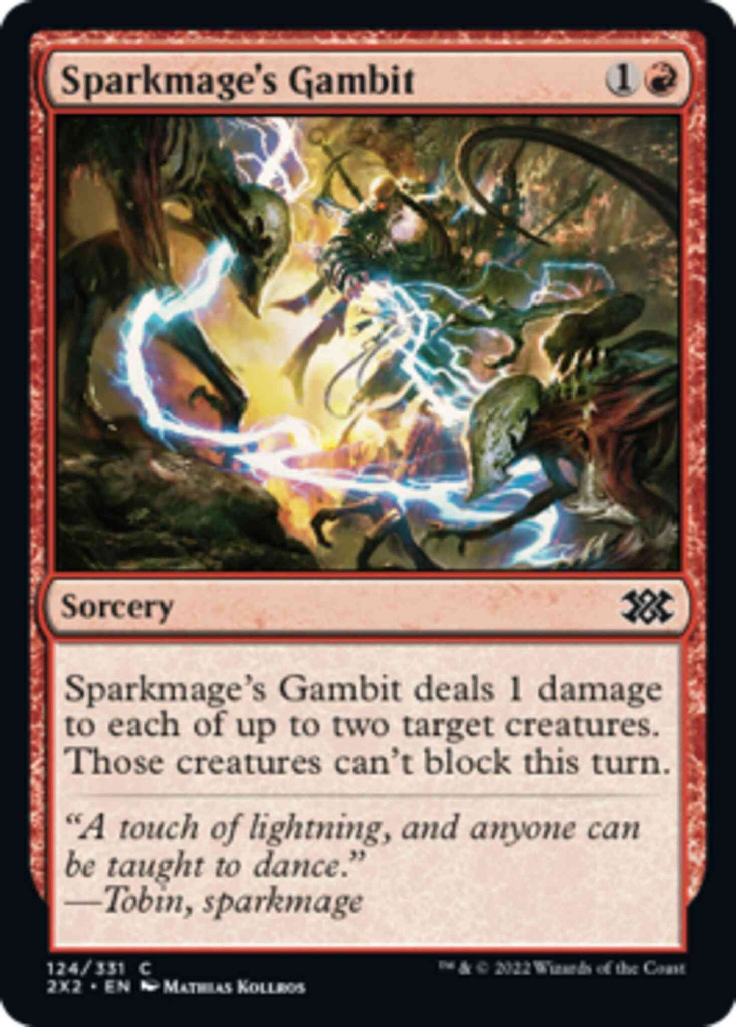 Sparkmage's Gambit [124] [Double Masters 2022] [Non-Foil]