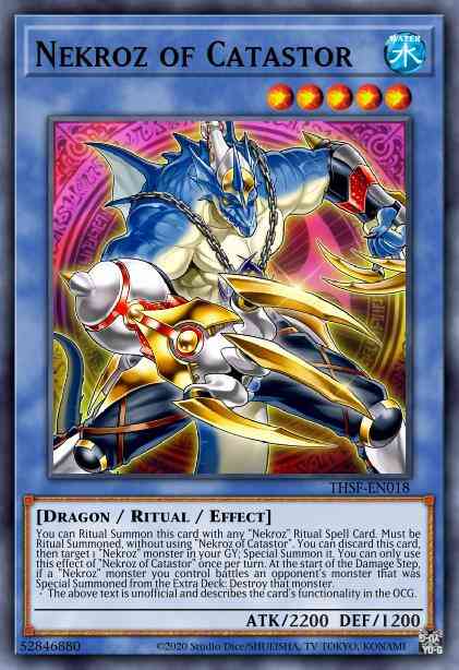 Nekroz of Catastor - THSF-EN018 - Secret Rare - 1st Edition