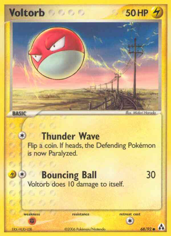 Voltorb - 68/92 - Common [ex12-68] [Non-Holo]