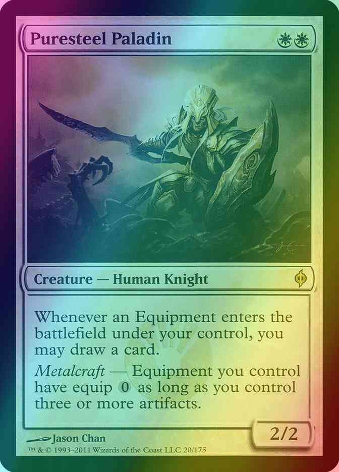 Puresteel Paladin [20] [New Phyrexia] [Foil]